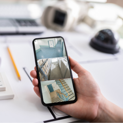 Elizabethtown security camera feed on cell phone